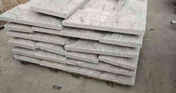 贵州芝麻白蘑菇石，自然面