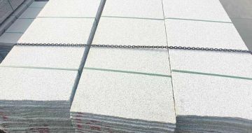 贵州芝麻白毛板，石材毛板