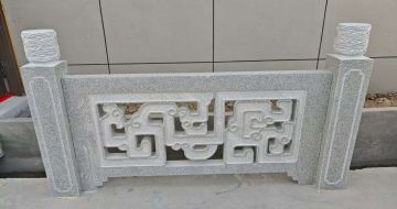 贵州芝麻白河道栏杆 桥栏杆