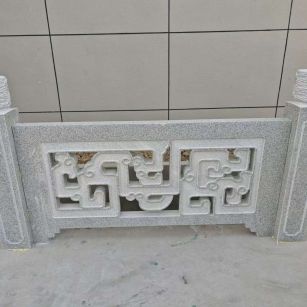 贵州芝麻白河道栏杆 桥栏杆