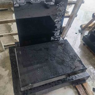 贵州花岗岩墓碑石 墓碑 套墓