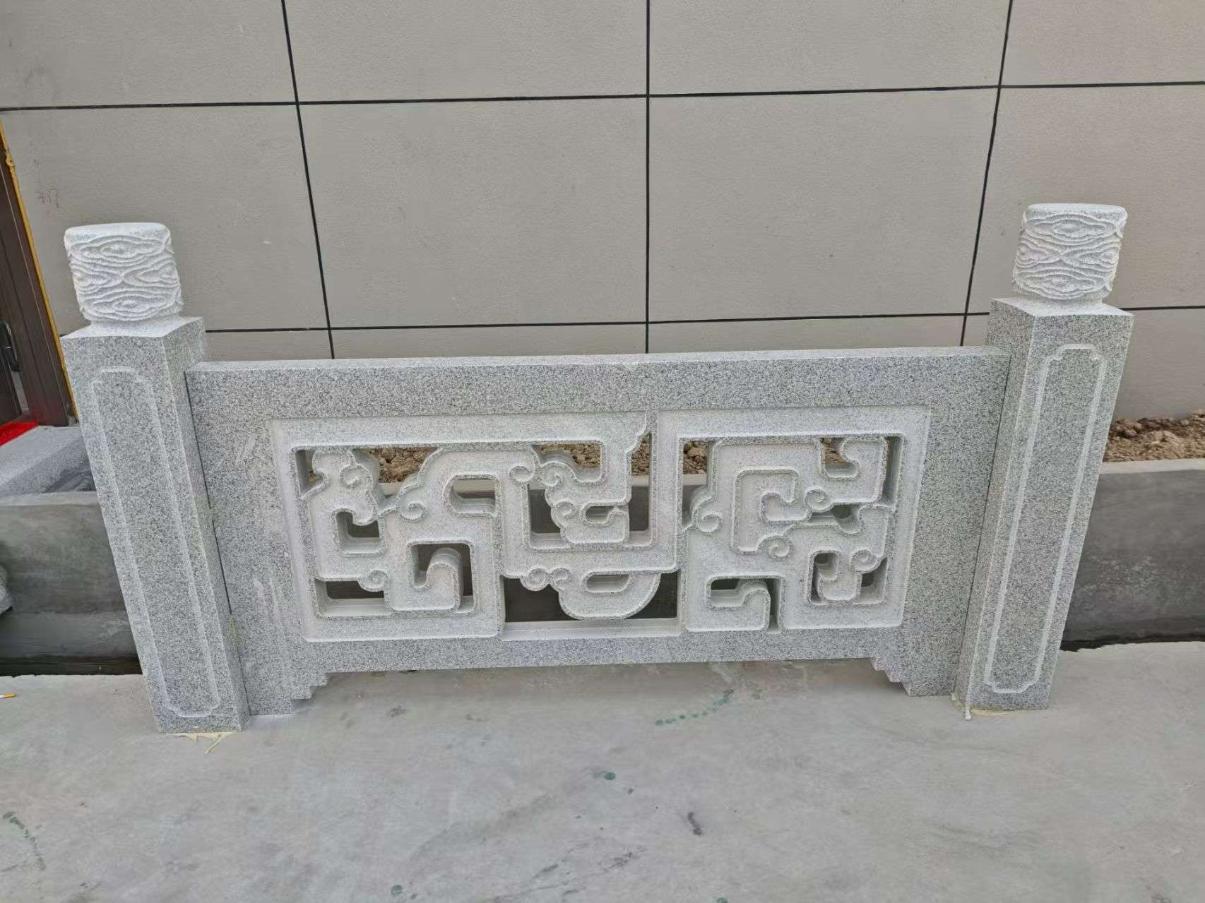 贵州芝麻白河道栏杆 桥栏杆